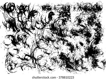 Grunge white and black wall background. Vector illustration.