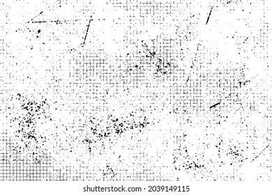 Grunge White And Black Wall Background.Abstract Black And White Gritty Grunge Background.black And White Rough Vintage Distress Background.Grunge Texture Vector