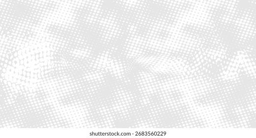 Grunge white gray wave light technology texture background. Abstract big data digital  art