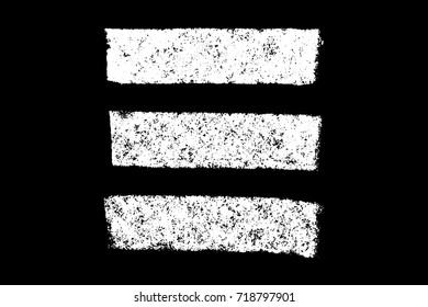 Grunge white line on black background (Vector)