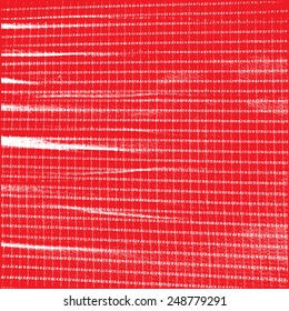 Grunge white on red background outbox, illustration  