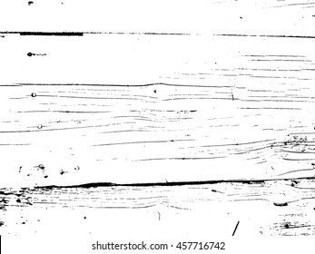 Grunge wood overlay texture and background. Vector and illustration.