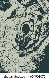Grunge wood overlay texture. Vector illustration background in vintage colors, vertical format.
