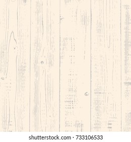 Grunge wood overlay texture. Vector vintage illustration background in pastel brown and beige, square format.
