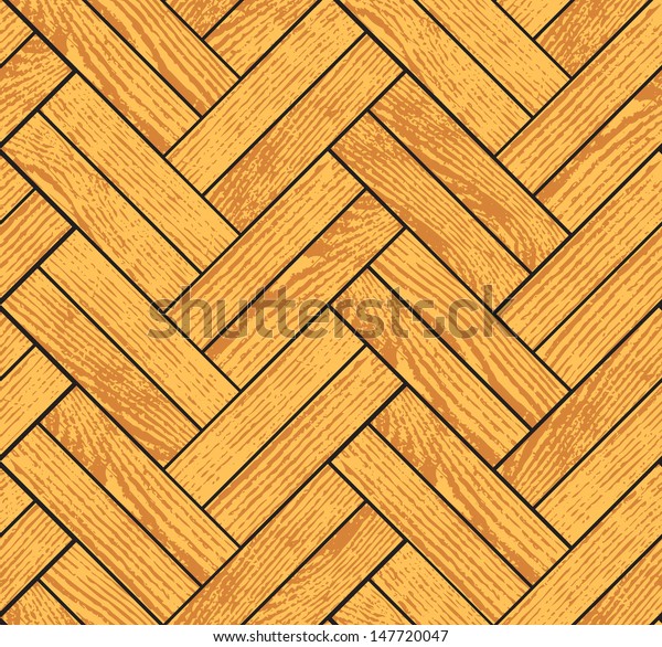 Grunge Wood Parquet Texture Seamless Background Stock Vector Royalty Free