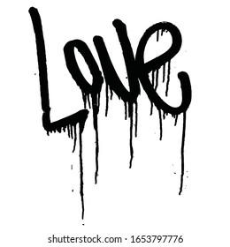 grunge word love in black bleeding crying divorce separation love loss 