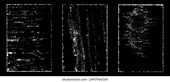 Grunge getragen Papier-Effekt. Texturstempel mit altem Papier überlagern. Stempel Notkorn Oberflächenstaub und raues Hintergrundkonzept. Illustration über Objekt platzieren, um Grunge-Effekt zu erzeugen. Vektorgrafik EPS10