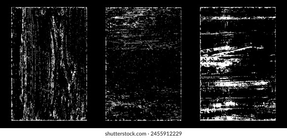Grunge getragen Papier-Effekt. Texturstempel mit altem Papier überlagern. Stempel Notkorn Oberflächenstaub und raues Hintergrundkonzept. Illustration über Objekt platzieren, um Grunge-Effekt zu erzeugen. Vektorgrafik EPS10.