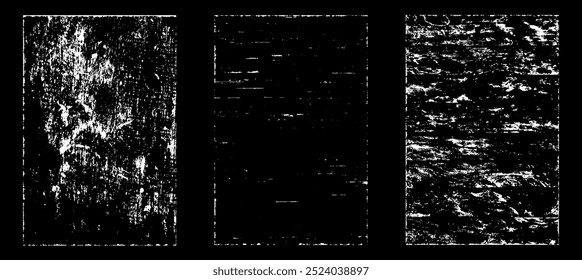 Grunge-Papiereffekt. Texturstempel mit altem Papier überlagern. Briefmarken Distress Korn Oberfläche Staub und rauen Hintergrund Konzept. Illustration Platz über Objekt Grunge-Effekt zu schaffen. Vektor-EPS10.