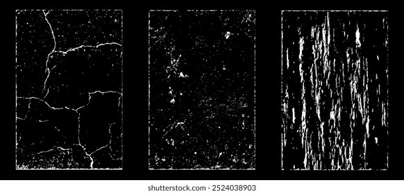 Grunge-Papiereffekt. Texturstempel mit altem Papier überlagern. Briefmarken Distress Korn Oberfläche Staub und rauen Hintergrund Konzept. Illustration Platz über Objekt Grunge-Effekt zu schaffen. Vektor-EPS10.