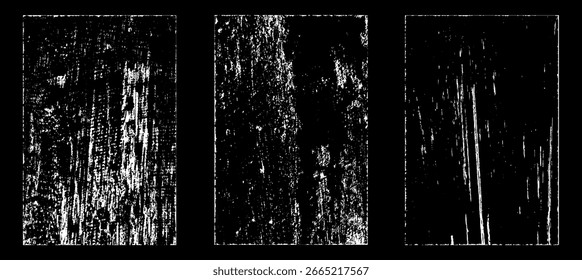 Efeito de papel usado grunge. Sobreponha carimbos de textura com papel antigo. Carimbos afligir pó de superfície de grão e conceito de fundo áspero. Colocar ilustração sobre objeto para criar efeito grunge. Vetor EPS10.