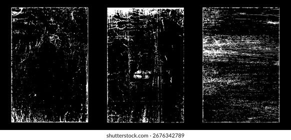 Grunge-Papiereffekt. Texturstempel mit altem Papier überlagern. Briefmarken Distress Korn Oberfläche Staub und rauen Hintergrund Konzept. Illustration Platz über Objekt Grunge-Effekt zu schaffen. Vektor-EPS10.