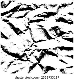 Textura de papel desgastado Grunge con polvo, arañazos y grano. Negro y blanco viejo Overlay angustiado Fondo
