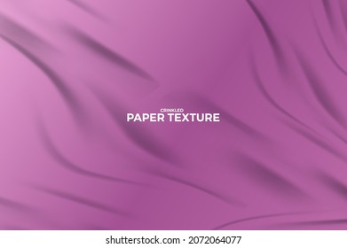 Grunge wrinkled white color paper textured background