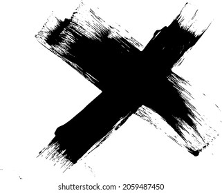Grunge X Brush Stroke Paint