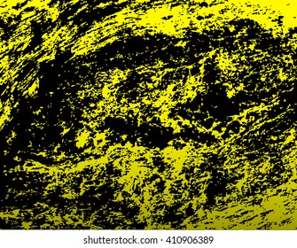 Grunge yellow texture background - isolated stock vector design template