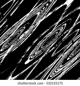 Grunge zebra wavy lines of overlay basis texture for your design. EPS10 vector.