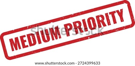 A grunge-effect red rubber stamp with 