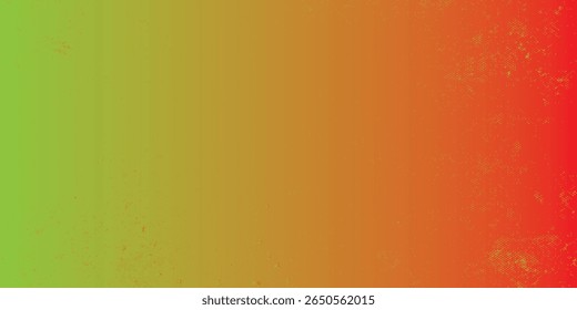 Grunge-style abstract background with a vibrant green-to-red gradient and textured edge effects. Perfect for edgy, creative, or artistic design themes