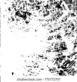 Grungy abstract black and white background texture vector illustration