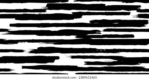 Grungy abstract brush lines . Brush strokes seamless pattern texture. Grange shapes .Grunge textured . Vector shapes with brush strokes .Screen print endless pattern texture