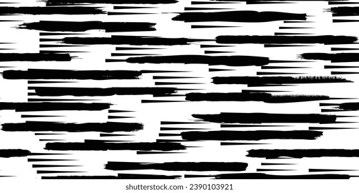 Grungy abstract brush and speed lines . Brush strokes seamless pattern texture. Grange shapes .Grunge textured . Vector shapes with brush strokes .Screen print endless pattern texture