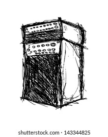 grungy amplifier