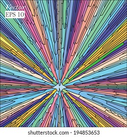 Grungy background. Colorful texture. Vector format.