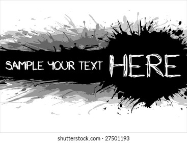 Grungy background template vector illustration