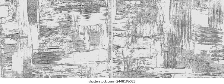 Grungy backgrounds rough paint strokes on canvas, black and white grunge texture, abstract paintings, cross hatching backdrop