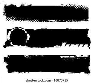 Grungy banners ready for your text