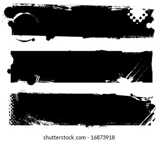 Grungy banners ready for your text
