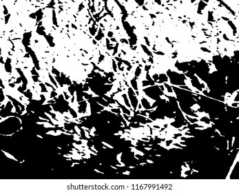 grungy black paint hand made.isolated on white background.for design art decoration