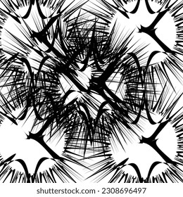 Grungy Black And White Texture Vector