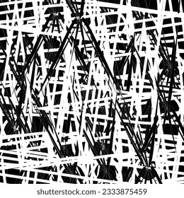grundiger schwarz-weißer Texturvektor