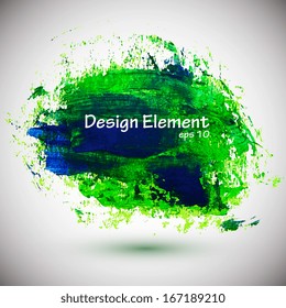 grungy blot, element design