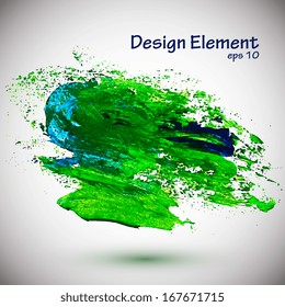 grungy blot, element design