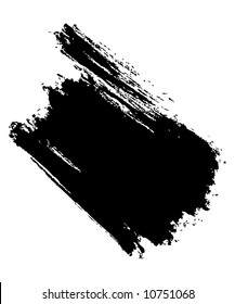 Grungy brush stroke