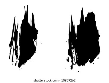 grungy brush stroke