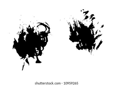 grungy brush stroke