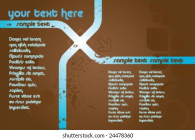 grungy business vector background with space for text