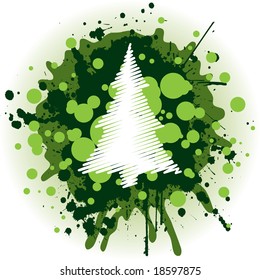 Grungy Christmas Tree
