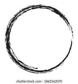 Grungy-Circle-Block, Bloch-Vektorgrafik