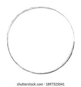 Grungy circle blob, blotch vector