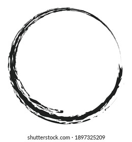 Grungy-Circle-Block, Bloch-Vektorgrafik