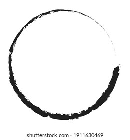 Grungy-Circle-Block, Bloch-Vektorgrafik