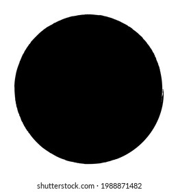 Grungy circle blob, blotch vector