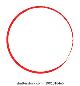 Grungy circle blob, blotch vector