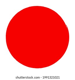 Grungy circle blob, blotch vector