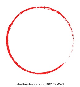 Grungy circle blob, blotch vector